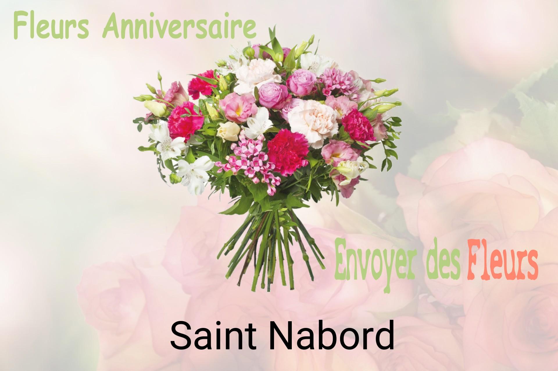 Bouquet de fleurs d’anniversaire livré à Saint-Nabord
