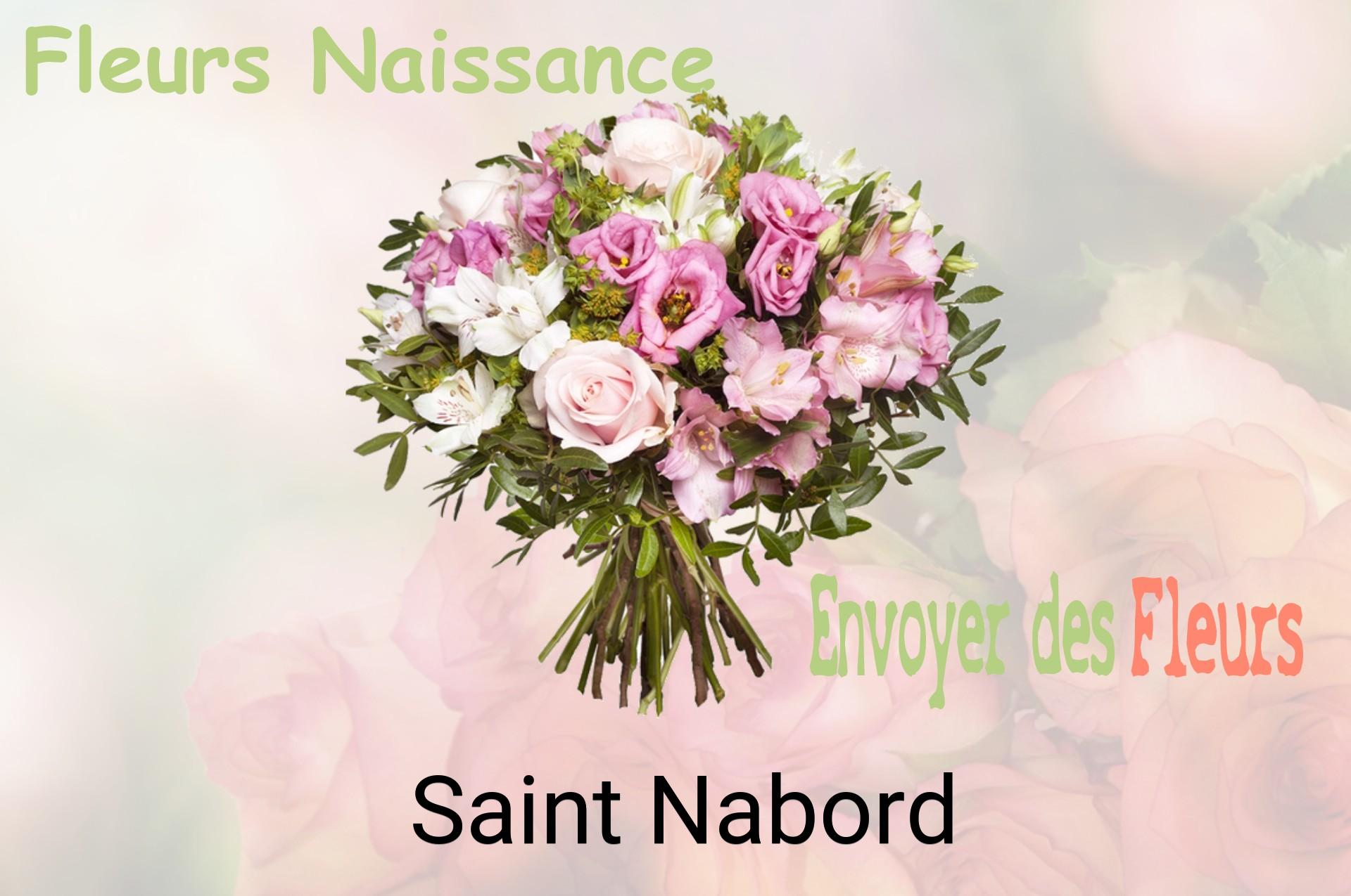 Bouquet de fleurs de naissance livré à Saint-Nabord